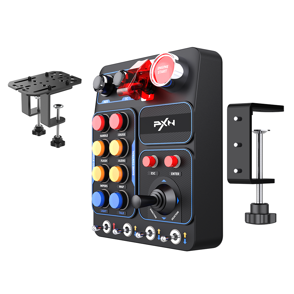 PXN CB1 Button Box – 30 Programmable Buttons for PC Sim Gaming