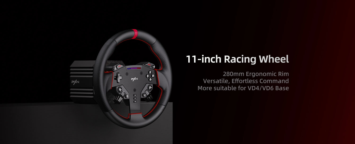 Lightweight PXN W AS Sim Racing Steering Wheel 280mm